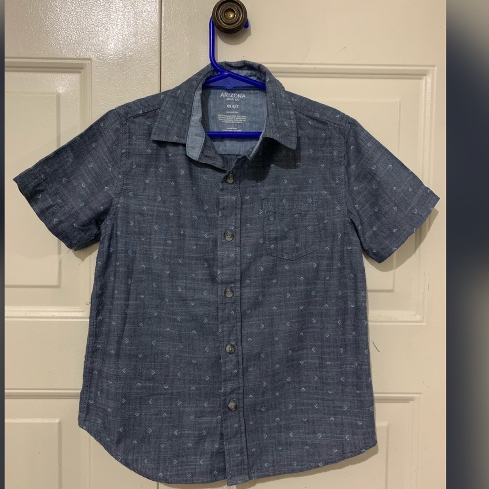 Kids collar dress shirt